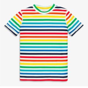 Primary Rainbow Swim Top Rash Guard
